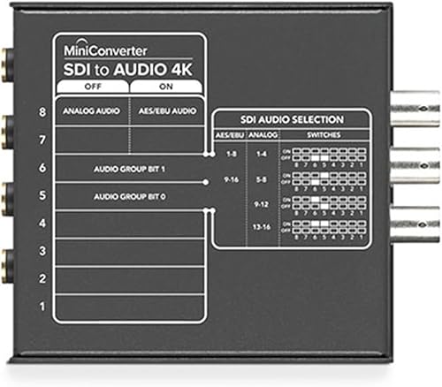 Miniatura 3 de Blackmagic Design Mini convertidor SDI a audio 4K (convmcsaud4K)