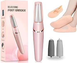Callus Remover for Feet with Silicone Socks Full Size Socks – Rechargeable Pedicure Tool with Foot Filer & Scrubber Kit – Removes Dry, Hard & Dead Skin – Smooth Pedicure Wand – Professional Foot Care Machine for Silky Soft Feet