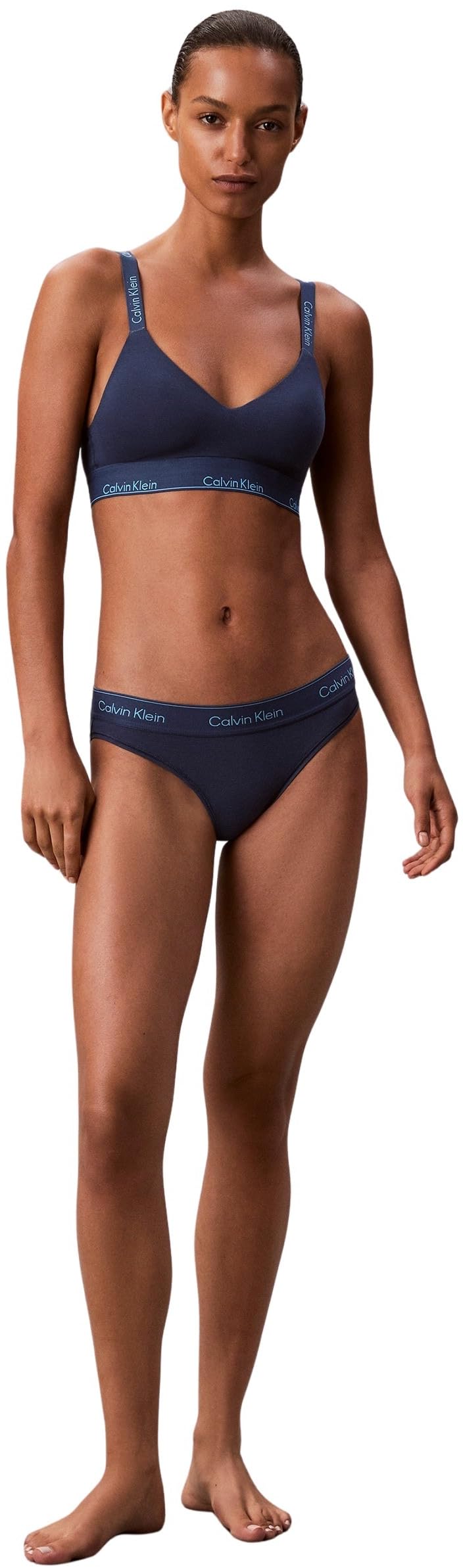 Calvin Klein Sujetador Bralette Mujer Lightly Lined con Cintura elástica