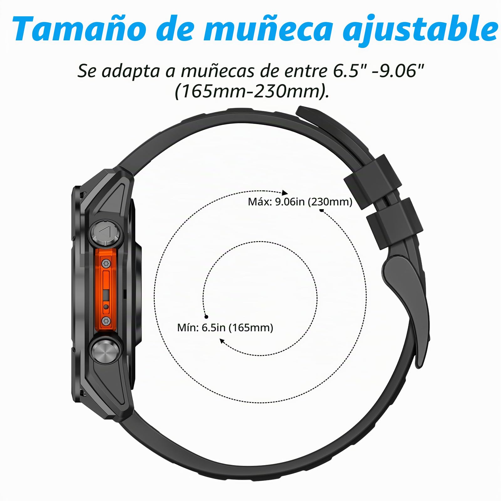 Silicona Puelsera Compatible con Garmin Fenix 8 pro 47mm/Fenix 7/7pro/6/6 pro/5,22mm Quickfit Banda de Correas para tactix 8/Quatix 8 47mm/Descent G2/G1/Forerunner 970/965/Approach S62/S70