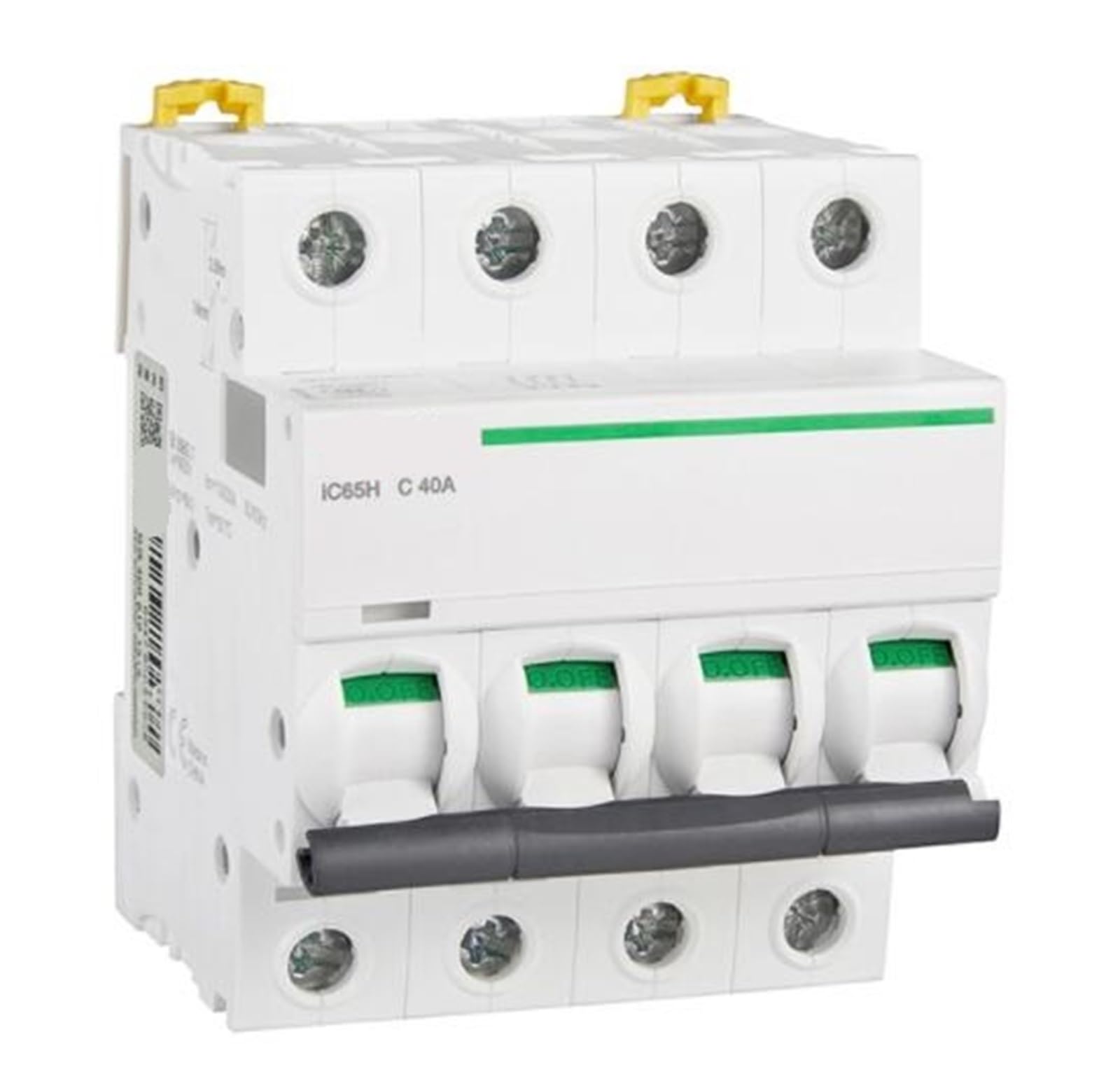 Disjoncteur miniature iC65H pour éviter les surcharges sur vos lignes 4 pôles 40A