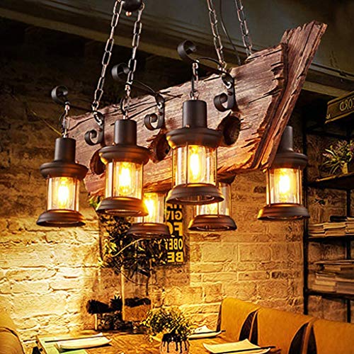 Suspension bois de bateau vintage pour sublimer votre salle à manger