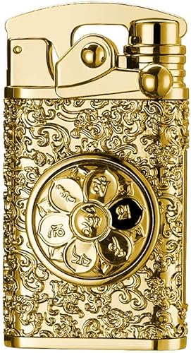 GADATOP Encendedor rotativo creativo eléctrico a prueba de viento, recargable por USB, sin llama, encendedor de plasma de doble arco con caja de