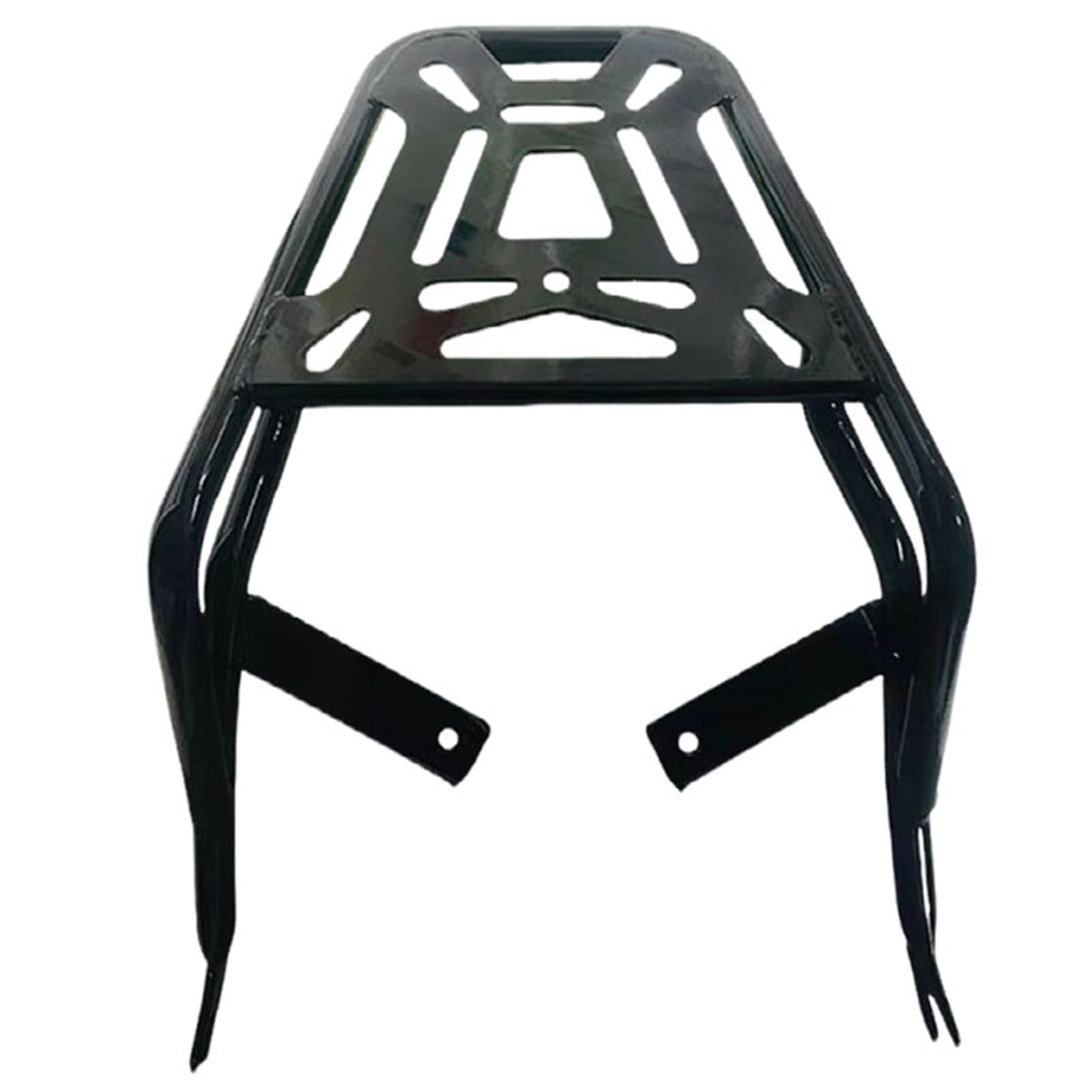 Porte-bagages arrière de moto compatible avec Honda Monkey 125 Stona Ape 125 Cross Porte-bagages arrière Porte-bagages en acier Porte-bagages Accessoires avec filet