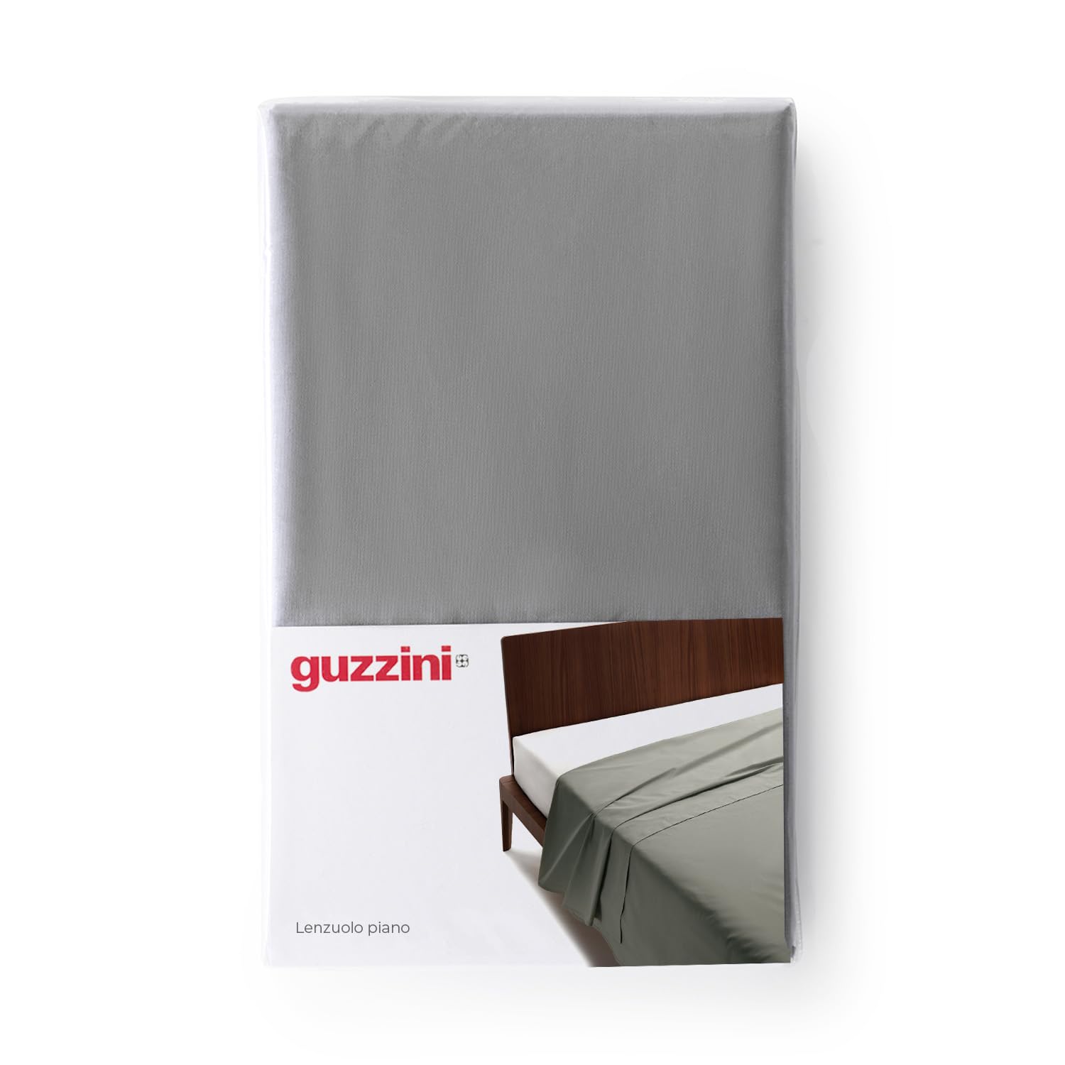 Drap Plat 1 Personne 160x280cm GUZZINI Classic - 100% Coton Percale Oeko-Tex - Respirant Et Doux