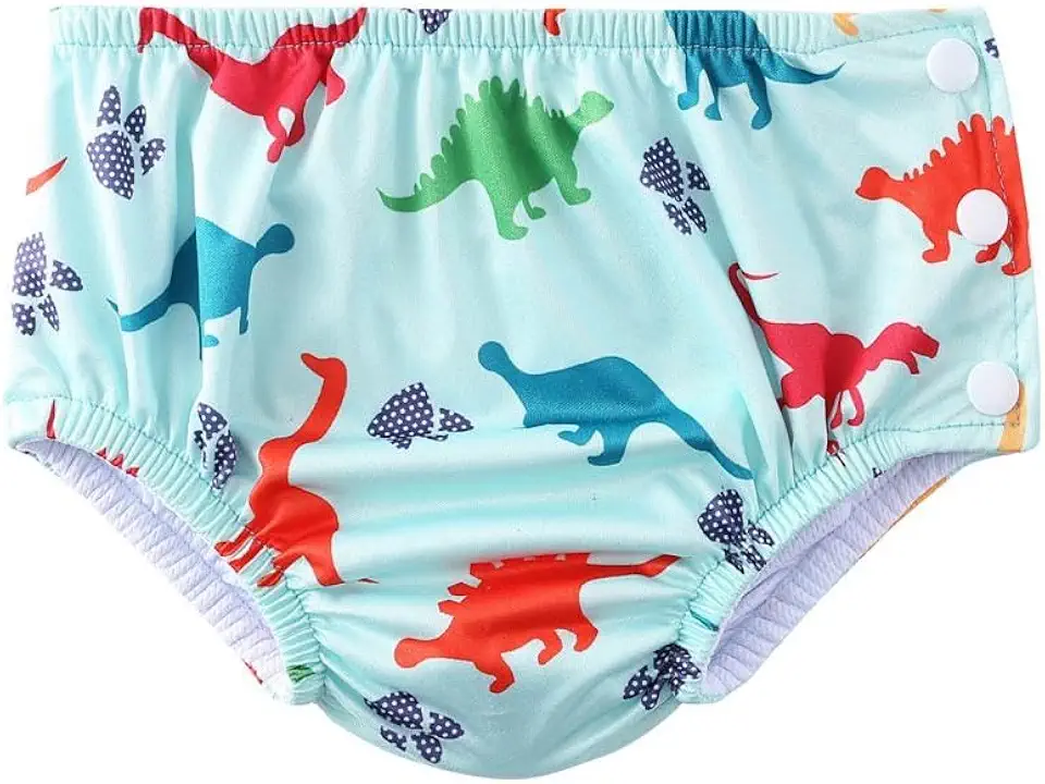 Acqua di Mare Sunga com Fralda de Piscina Reutilizável Bebê Menino 6 a 24 meses