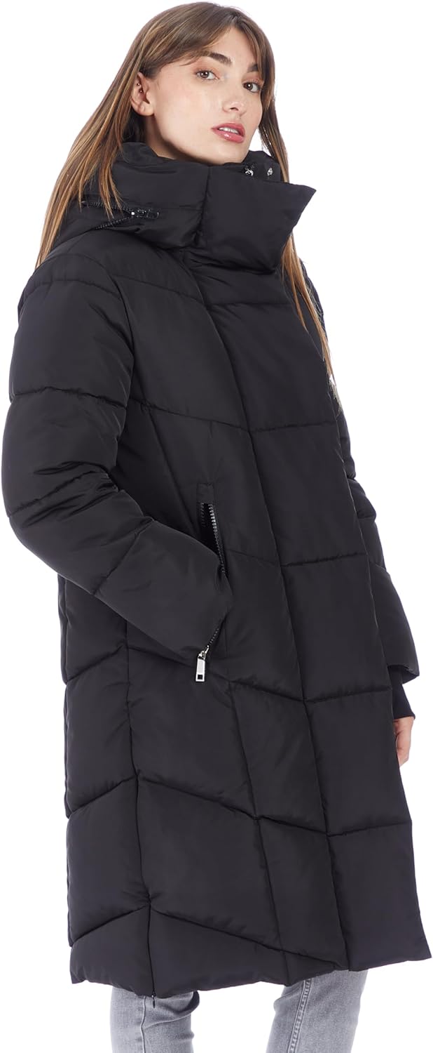 Nine West Women's Nine West 40-inch Mid-length Puffer Women’s Coat