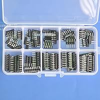 Vista 1 de electronics-salon Thick Film Tipo de resistencia Surtido Kit, Array Resistencia, bussed de red, 1/8 W, sip-5 y sip-9 470 1 K 4.7 K 10 K 47 K Ohm.