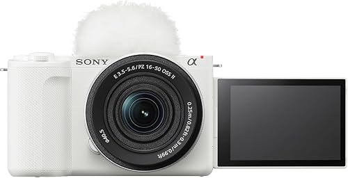 Sony Alpha ZV-E10 II K |Cámara APS-C mirrorless con Objetivo Intercambiable | kit de objetivo zoom 16-50 mm f/3.5-5.6 (26 MP, vídeo 4K60p, grabación en 4:2:2 de 10 bits, Eye AF), Blanco