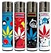 Bundle - 4 Items - Clipper Lighter"Bad Smiley" Collection
