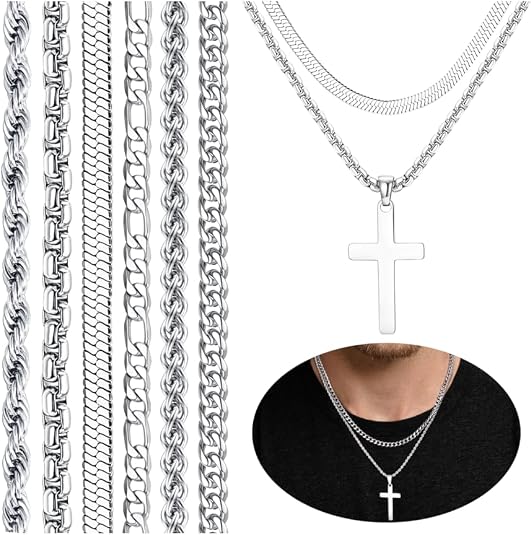 Top 12 Best Chain Length For Men With Pendant Revealed! 29 61PiN97j7iL. AC SY535