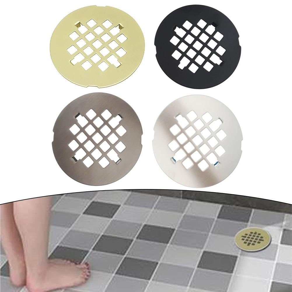 Tapa de Drenaje de Acero Inoxidable, Drenaje de Piso, Drenaje de Piso de baño de Acero Inoxidable, Cubierta antiobstrucción, Cubierta de Filtro de Drenaje de Piso de baño