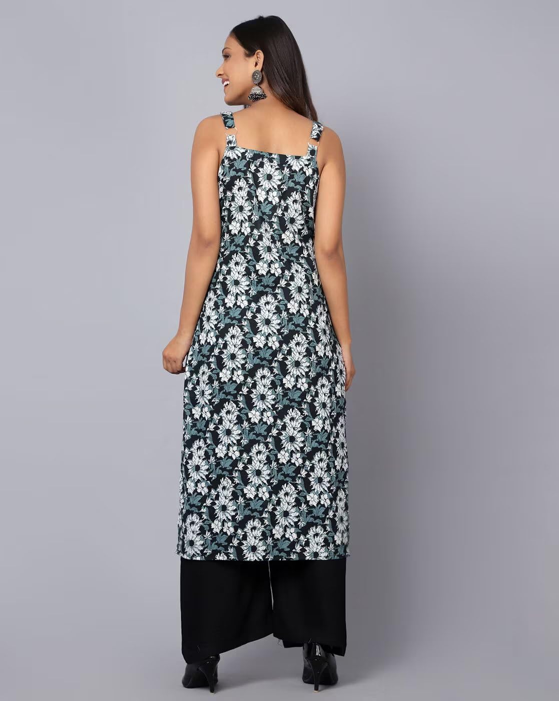 Patlani Women's Crepe Full Stitched Kurti.