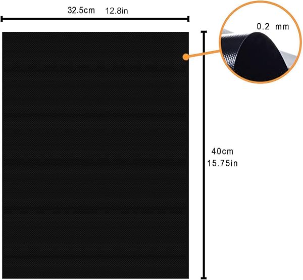 Tapis de Cuisson Barbecue 6 Pièces Feuille Cuisson Barbecue Tapis Anti-adhérent et Réutilisable pour Barbecue Électrique Gaz et Charbon - 1