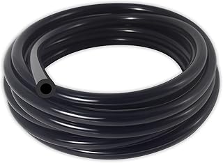 Vacuum Hose Automotive, 10 FT 1/8 Inch ID Vacuum Line, 130PSI Max Pressure Vacuum Lines Automotive, Silicone Hose