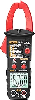 True RMS Digital Multimeter Alicate Amperímetro DC/AC Voltage Detector AC Amp Meter com Capacitância Ohm NCV Continuity Diode Hertz Temperature Tester