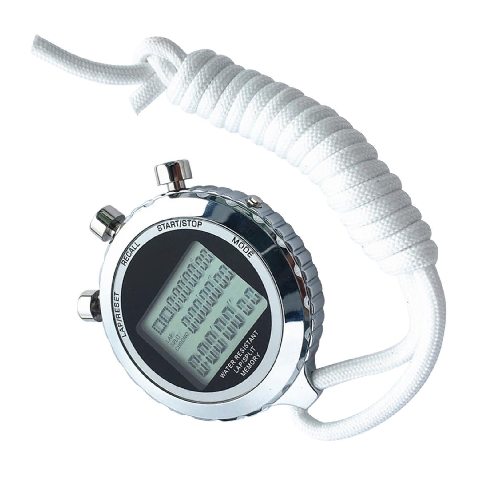 Hemobllo Cronógrafo Electrónico De Mano Temporizador Digital con Cronómetro para Contador De Función De Descanso