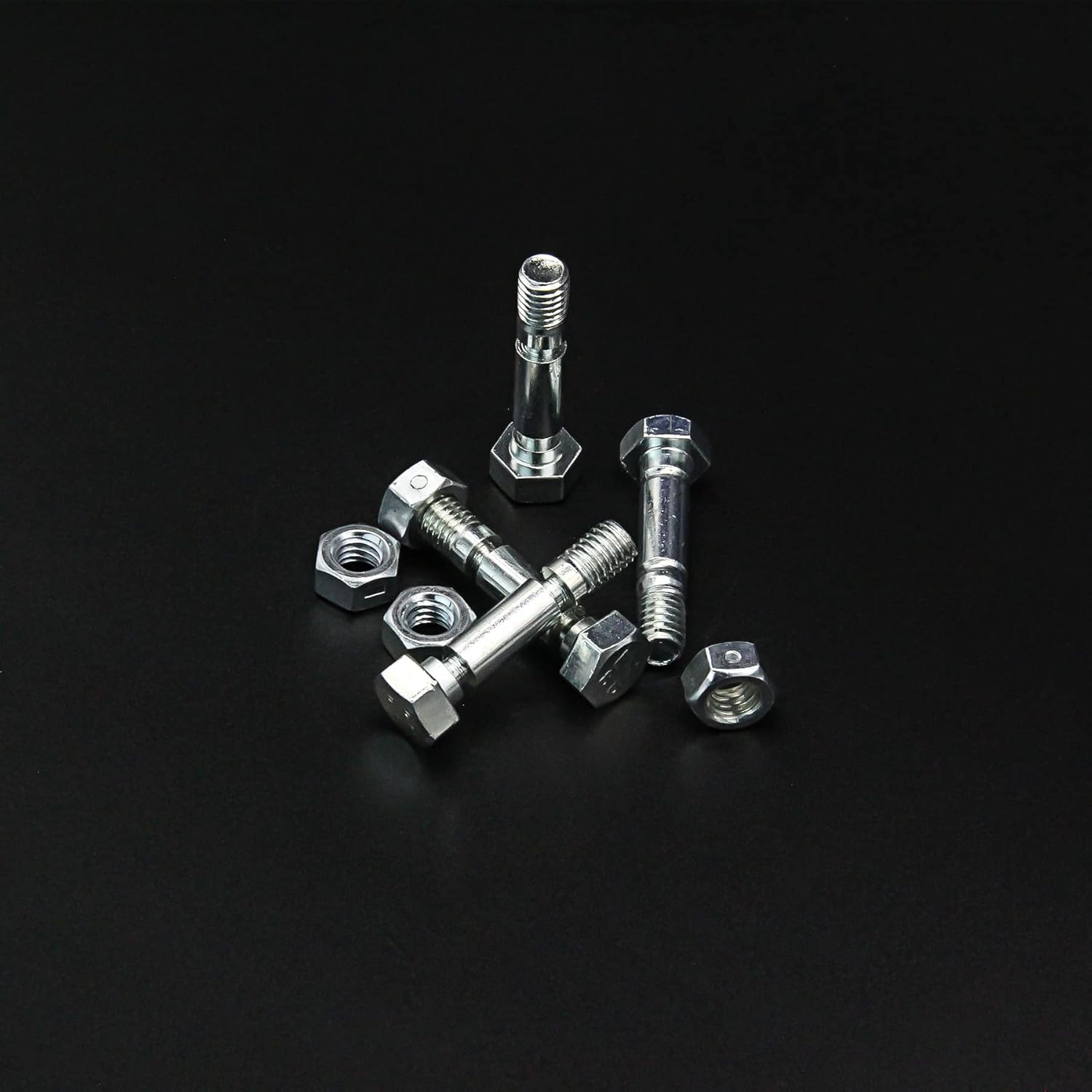 review HYYLU (12 Packs) 710-0890 Shear Pins with Nuts for MTD Cub Cadet Troy-Bilt and More Snow Blower - 12 Pcs 710-0890A and 910-0890A Snow Throwers fits Parts (1-1/2