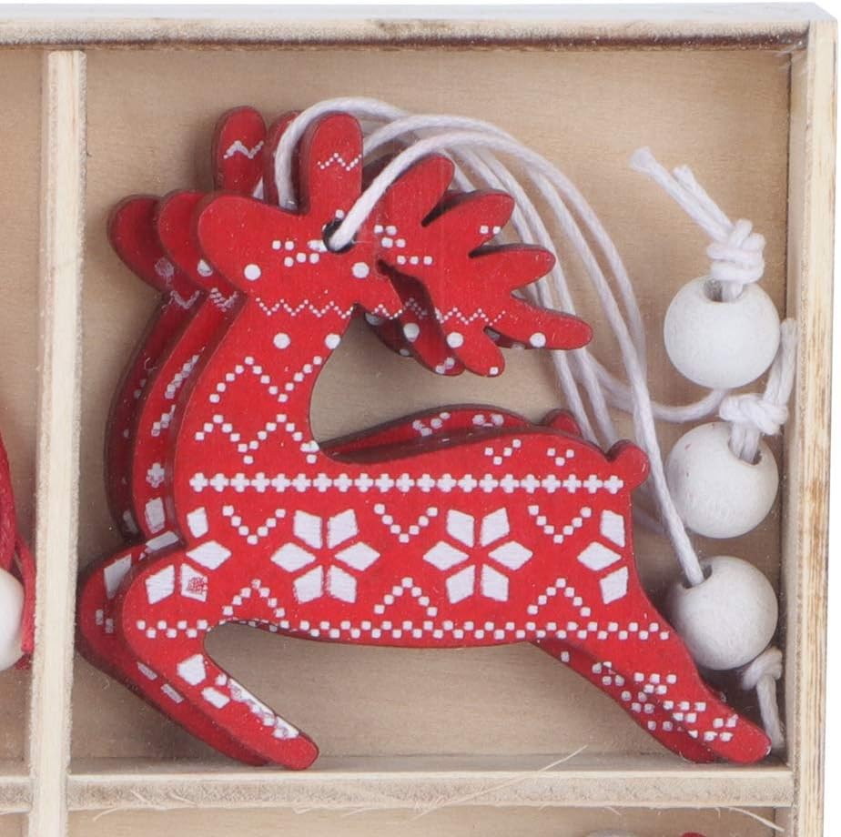 12pcs Christmas Decoration Tree Hanging Pendant Home Party Christmas Small Ornament
