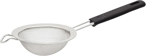 Miniatura 17 de HIC Kitchen Colador de malla doble fina, acero inoxidable 18/8, 4 pulgadas