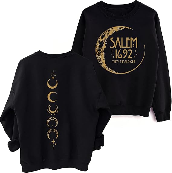 Salem 1692 They Missed One Sweatshirt Halloween Sweatshirt Salem Witch Sweatshirts