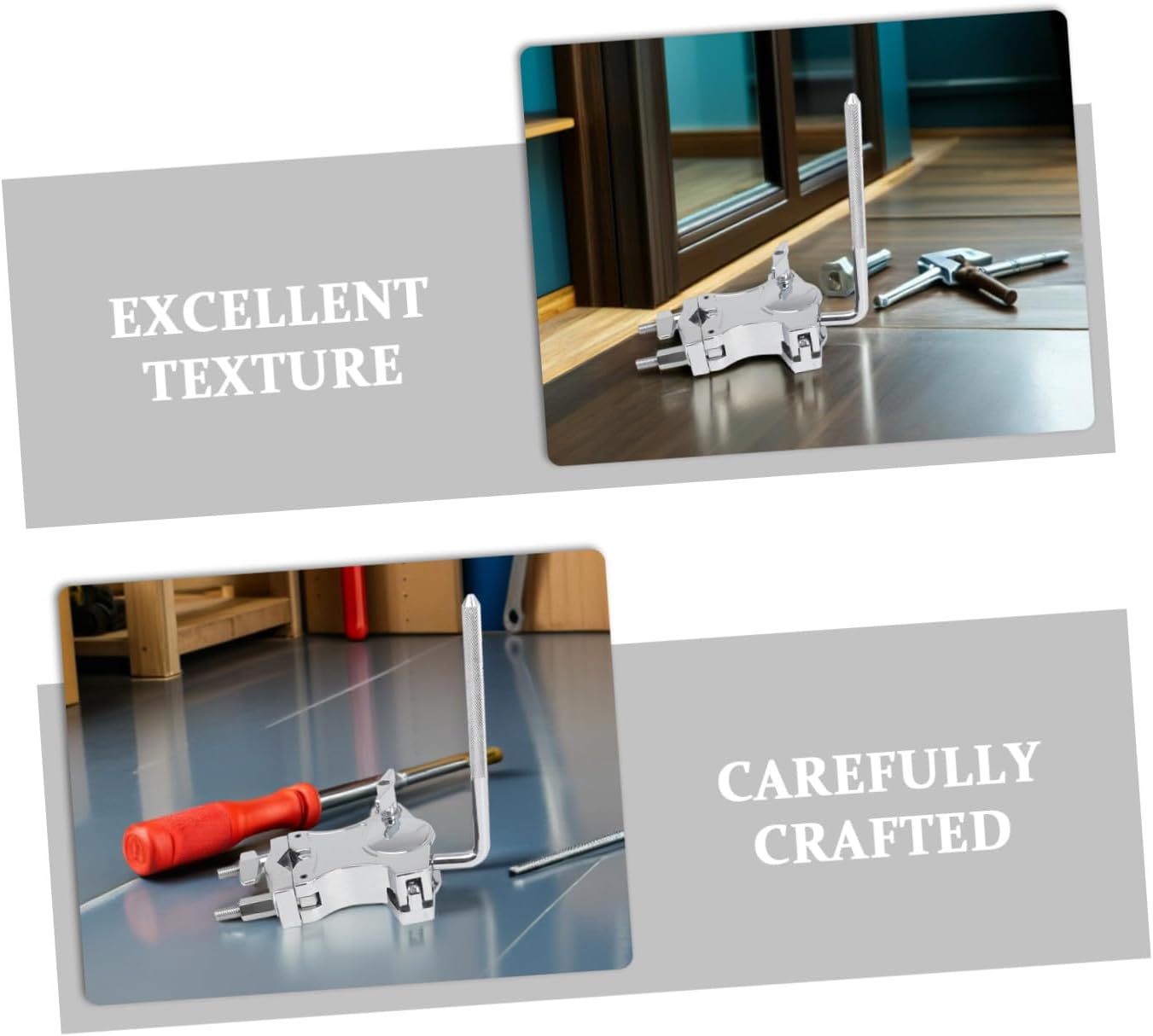 Alipis Drum Clamp Alloy Expansion Clip Music Percussion Mounting Hardware Compatible Drum Stands