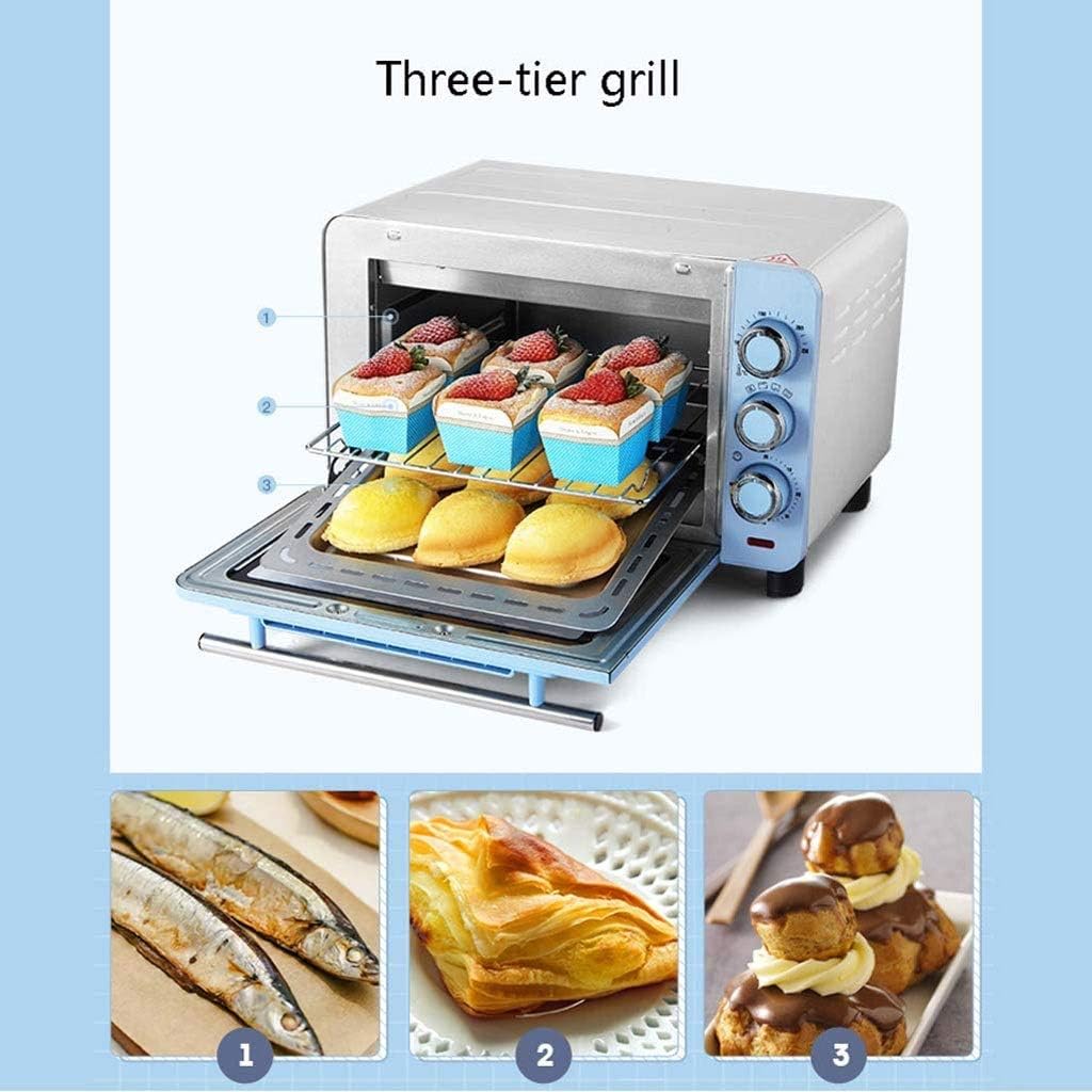 15L Toaster Oven, Multi-function Stainless Steel Finish with Timer - Toast Bake Broil, Natural Convection 1200 Watts of Power(black-JoJo's Bizarre Adventure1)
