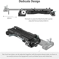 Vista 4 de SMALLRIG Placa de hombro de liberación rápida para adaptador de trípode Sony VCT-14 con rosetas - 2837