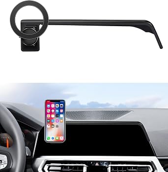 Car Phone Holder for BMW 2 Series 2022-2024 / BMW 3 Series 2019-2022 / BMW 4 Series 2021-2023 Accessories 10.25-Inch Screen Fixed Clip, 360 Rotation Phone Mount Compatible with MagSafe