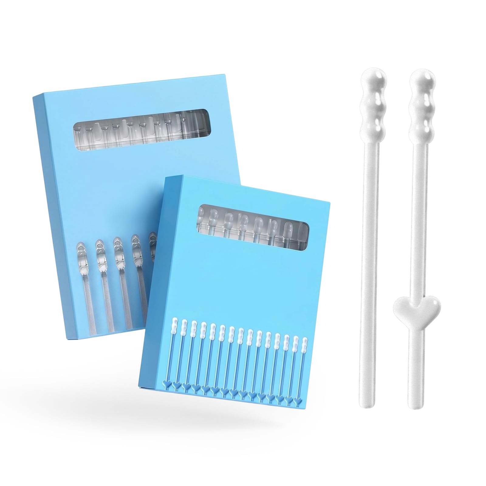 Pack of 48 Sticky Earpick Sticky Cotton Buds,Adult and Children's Sizes，Self-Adhesive Ear Cleaner Tool,Reusable Tool for Removing Earwax,Sticky Ear Hole Cleaner，Household Cleaning Supplies（S+L）