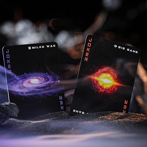 Miniatura 2 de Cosmos playing cards Temático espacial para entusiastas de la astronomía con planetas galaxias - Agujero negro, sol, Marte, luna... (Edición
