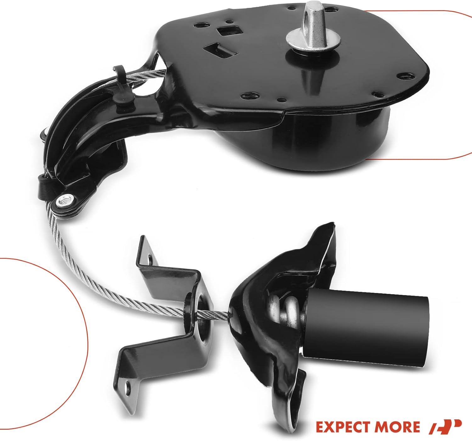 A-Premium Spare Tire Winch Carrier Compatible with Land Rover LR3 2005-2009 LR4 2010-2013 Range Rover Sport 2006-2013 Sport Utility