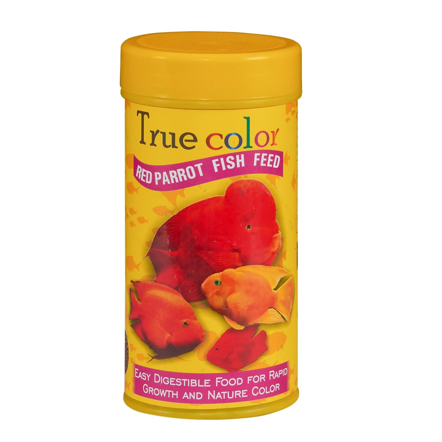 JSquare True Color Red Parrot Fish Food 40 Protein Easy Digestion