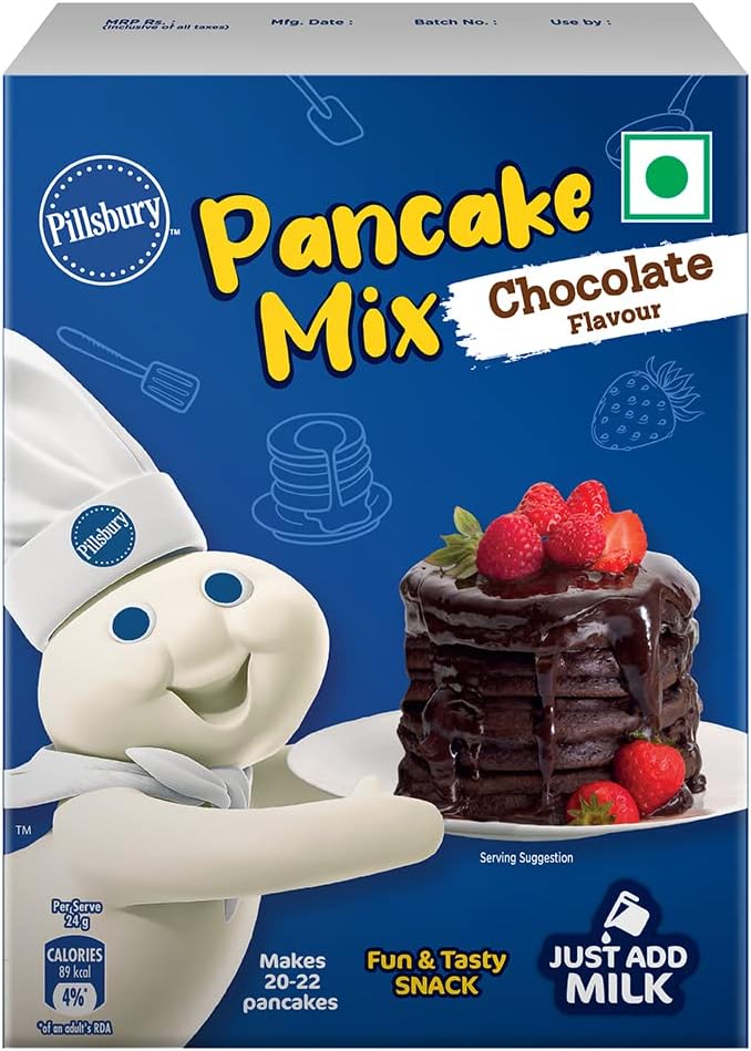 Chocolate Flavour Pancake Mix| 2-Minute Pancake Mix For Kids| No-Preservatives |500 Gram