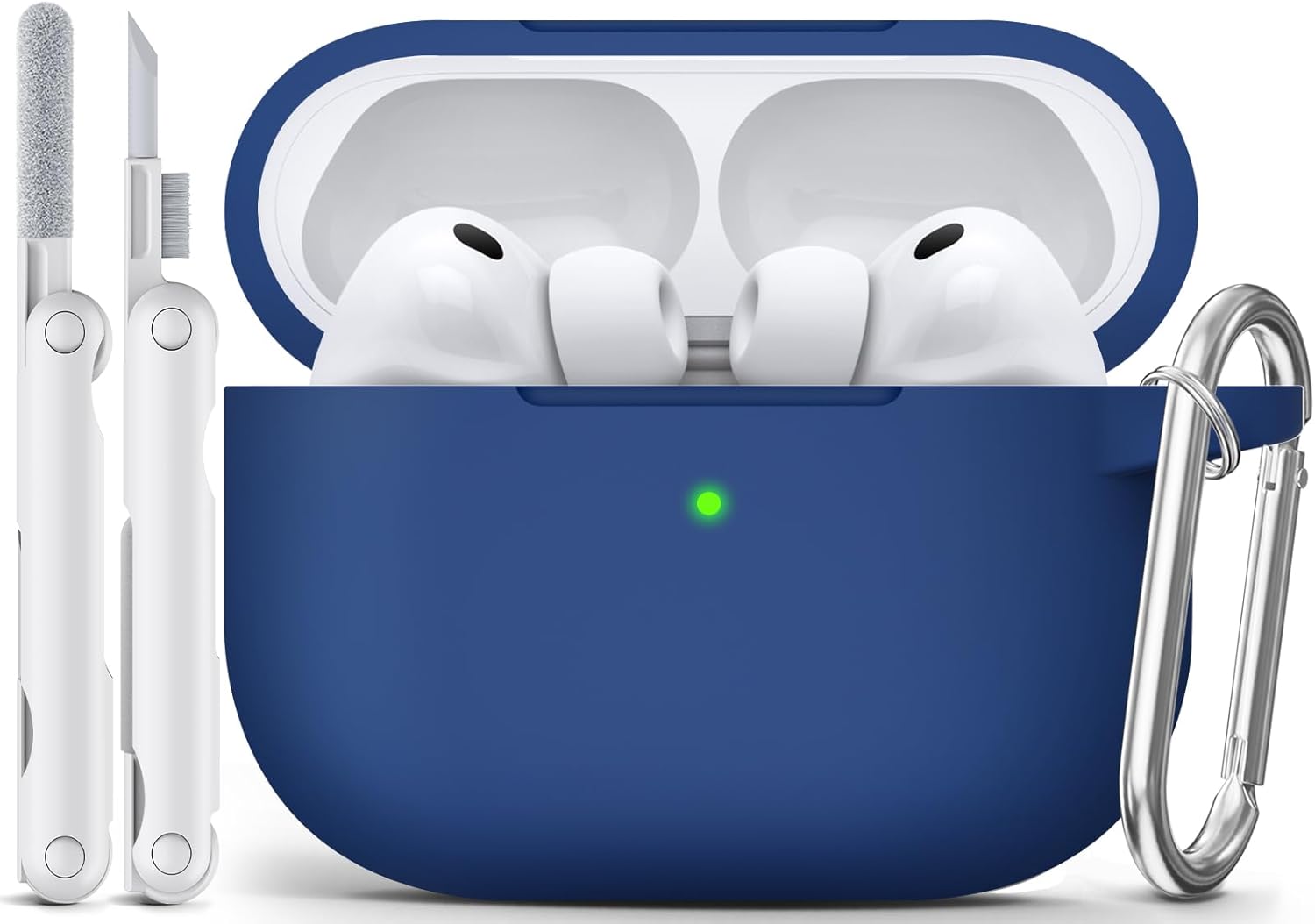 AirPods Pro 3 Case - Midnight Blue with Cleaner Kit