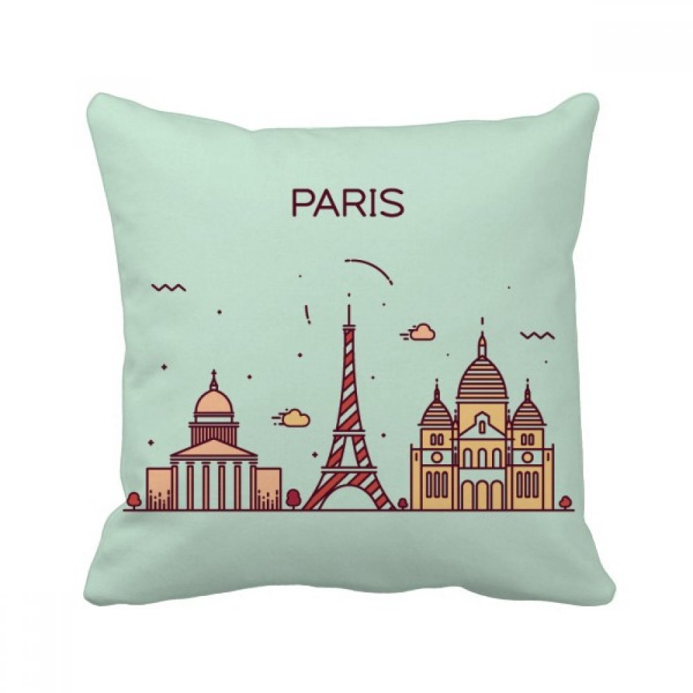 Coussin motif Rome Italie 40x40cm multicolore avec insert pour décoration maison