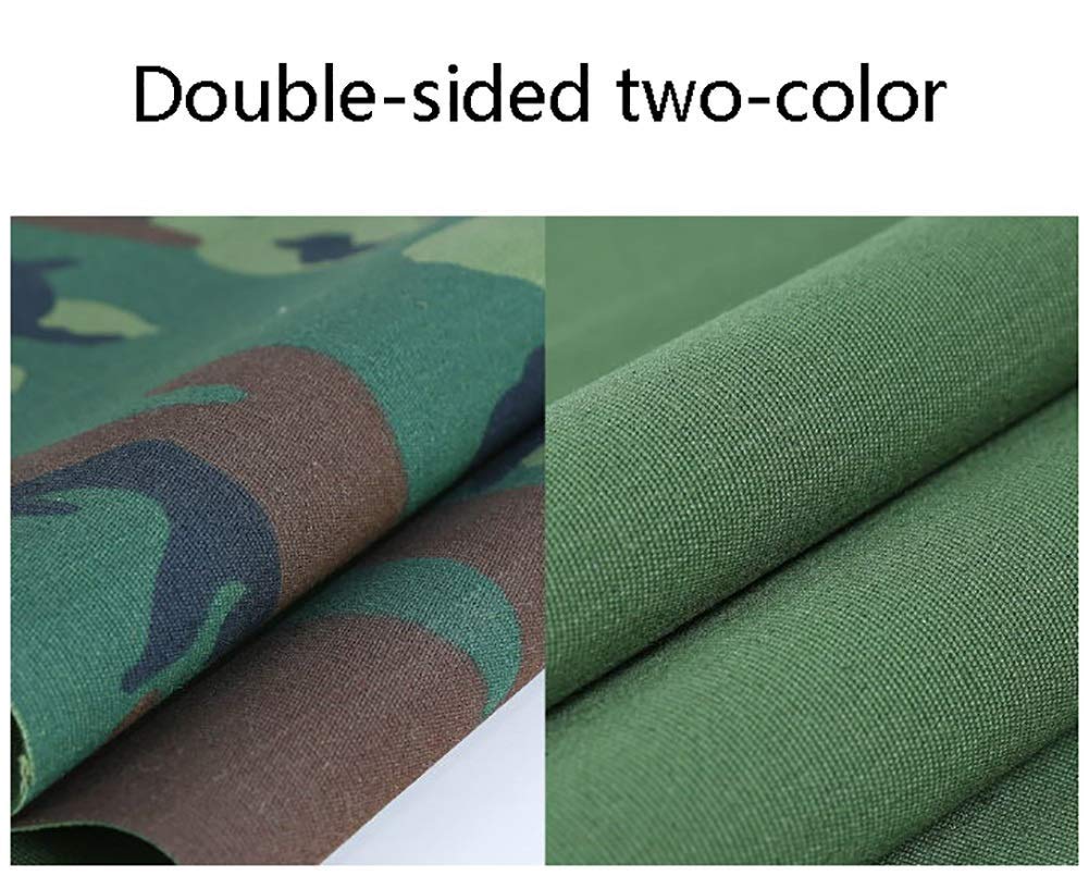 Bâche de camping imperméable, pliable et résistante aux rayons nocifs, abri imperméable pour activités de plein air, motif camouflage pour ombrage de tente et plus encore