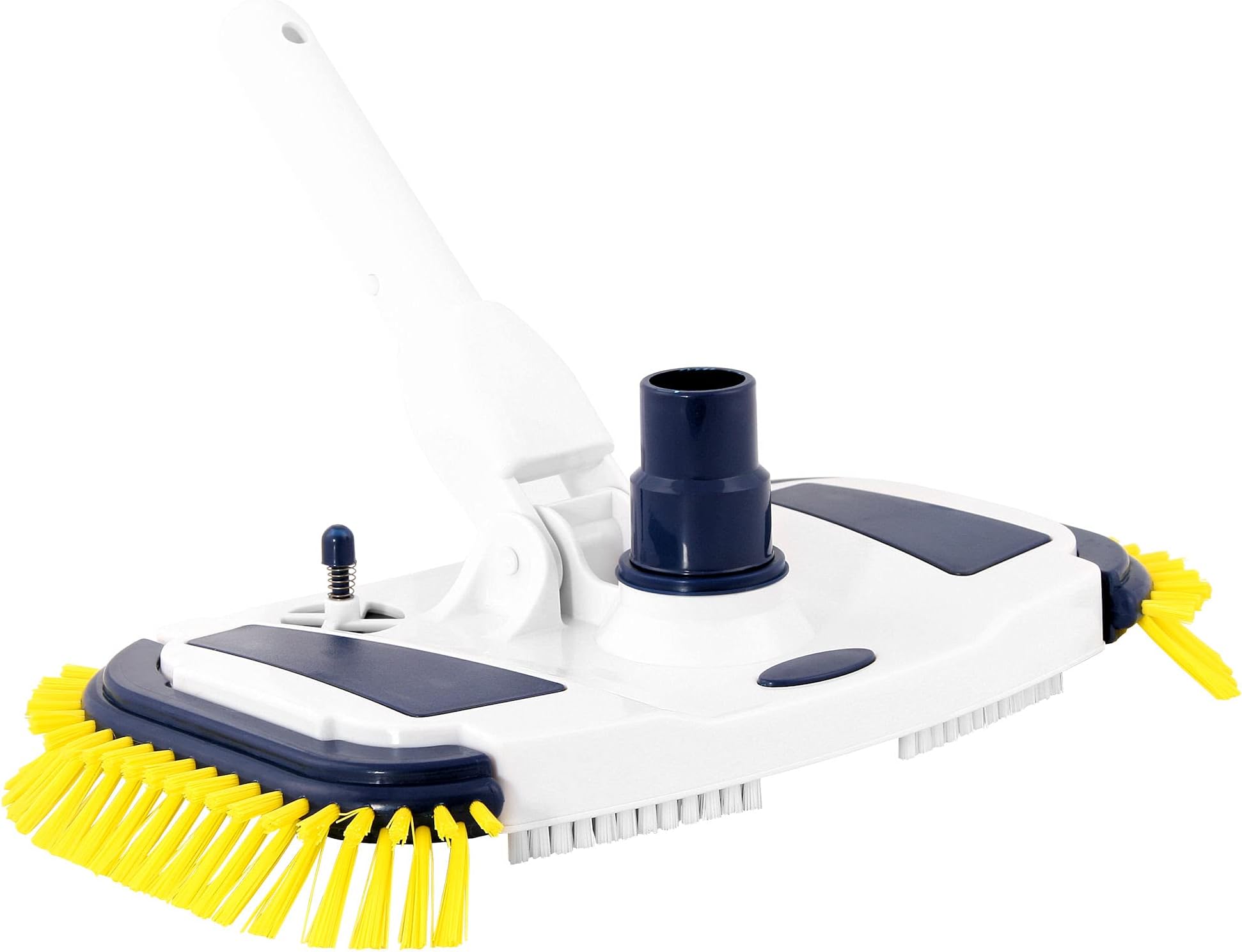 Zelsius Pool Cleaner with 7 Bottom + 4 Side Brushes, Bottom Cleaner for Pool or Pond, Pool Brush, Hose Connector Diameter 32/38 mm