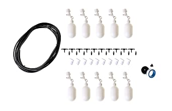 Grotech Grobucket Irrigation Kit 10 Pack Boost Growth and Yields with Adjustable Drippers and Automated Watering System - Optimize Your Plants Watering Needs