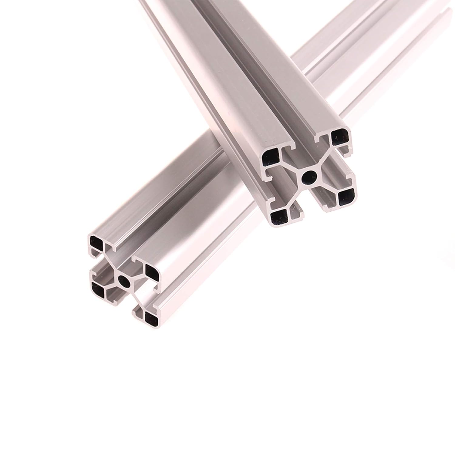 2020 1000mm T Slot Aluminum Extrusion,Extruded Aluminum Rail, European Standard Anodized Silver Linear Rail, for 3D Printer Laser Engraving Machine CNC Workbench DIY