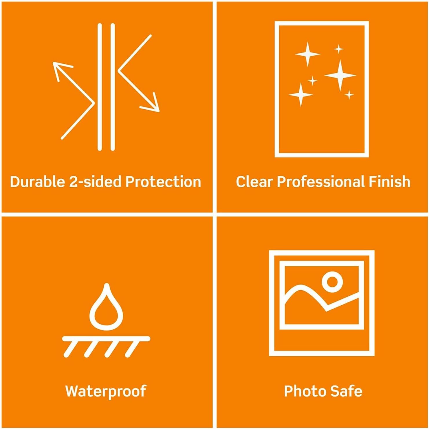 Scotch TP385625 Menu Size Thermal Laminating Pouches, 3 mil, 17 1/2 x 11 1/2, 25 per Pack