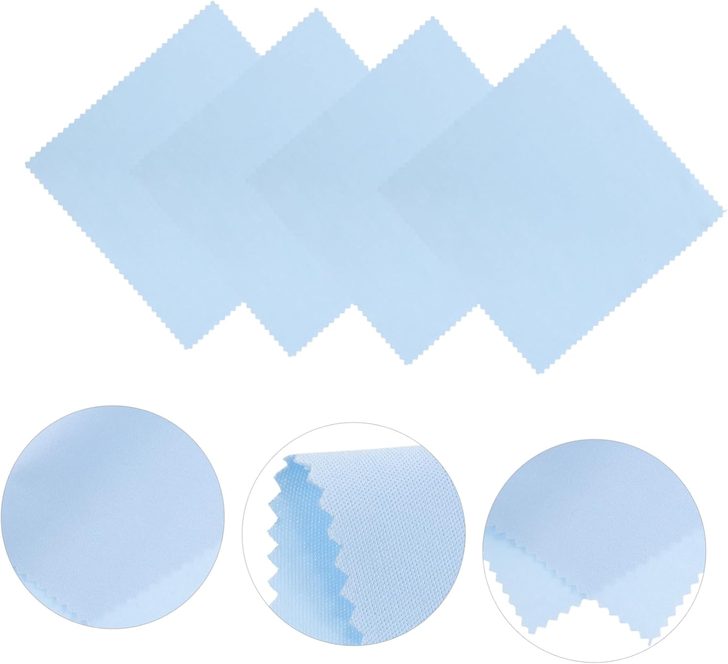 50pcs Microfiber Eyeglass Cleaning Cloths Soft Scratch for Glasses Screens Lenses Cloths for Cleaning of Delicate