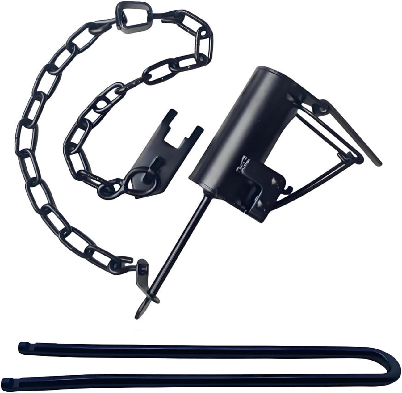 DP-DK0520 Suitable for use in courtyards, Farms, etc. to Drive Away Raccoons with Black Pipes (one Ground Anchor+Tool)