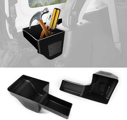 Miniatura 1 de Jeep Wrangler JL Trunk Storage Box, 2 Piece ABS Plastic Storage Case Accessory for 20182019202020212022 Jeep Wrangler JL JLU and Gladiator JT 24
