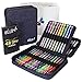 ColorIt Gel Pens For Adult Coloring Books 96 Pack - 48 Artist Premium Quality Gel Marker Pens, 48 Matching Refills (96 Count Glitter Pens)