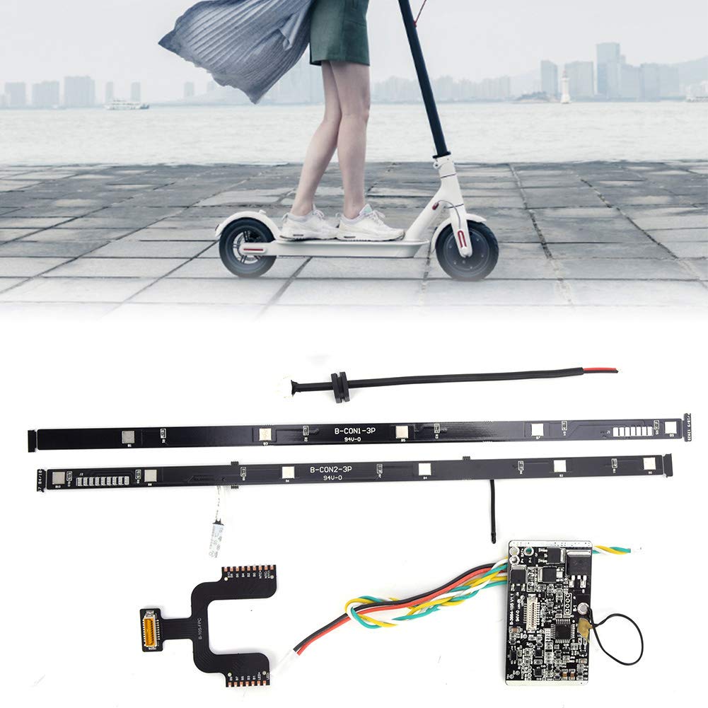 Hidyliu Placa Controladora de Batería para Scooter Eléctrico, Reemplazo de Placa de Circuito BMS de Litio de para M365, Material ABS Duradero, 65x36x2 Mm