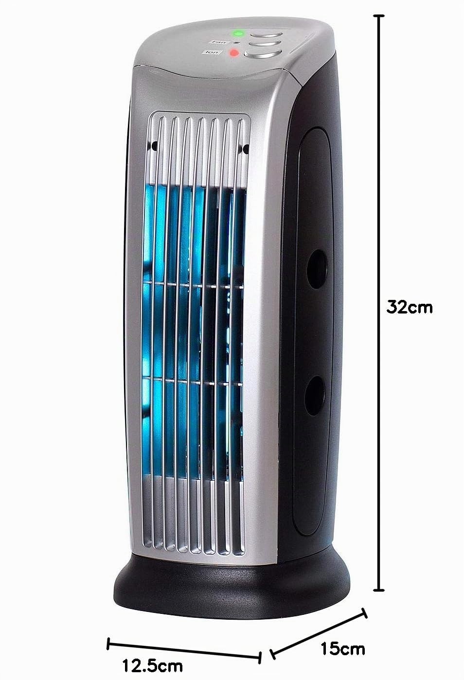 Sichler Haushaltsgeräte Purificateur d'air 10 W avec lumière UV, ioniseur et ventilateur LR...