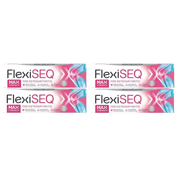 Buy 50g FlexiSEQ Max Strength Pack of 4, Arthritis Pain Relief Gel