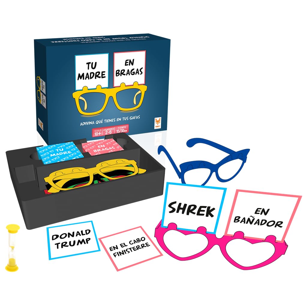 Topi Games Tu Madre en Bragas, Juego de Mesa, A Partir de 10 Años | De 2 a 6 Jugadores, 25 Minutos por Partida, Español
