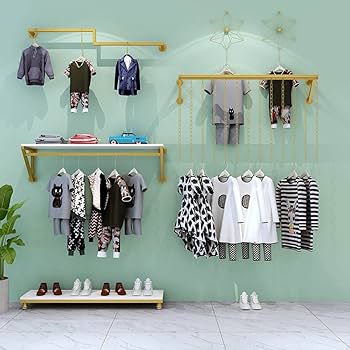 Amazon.com: Wall Mounted Iron Chain Clothing Hanging Racks